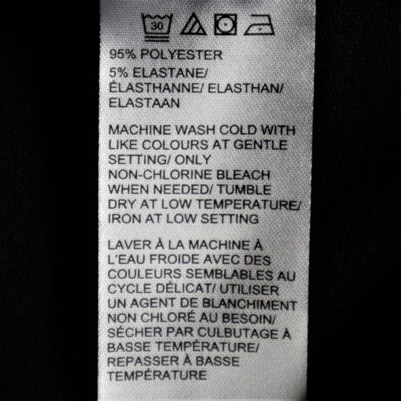 Black Suitable For Work Mock Neck Dress Shirt - Picture 7 of 7